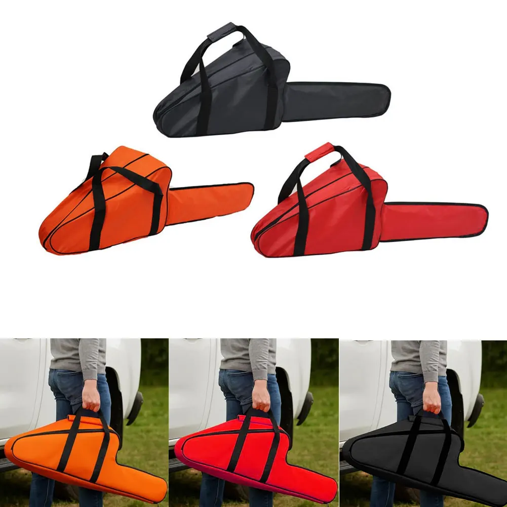 1pcs 20Inch Oxford Cloth Chainsaw Storage Bag Portable Protective Case Waterproof For Guide Bars Up To 16inches For Electric Saw
