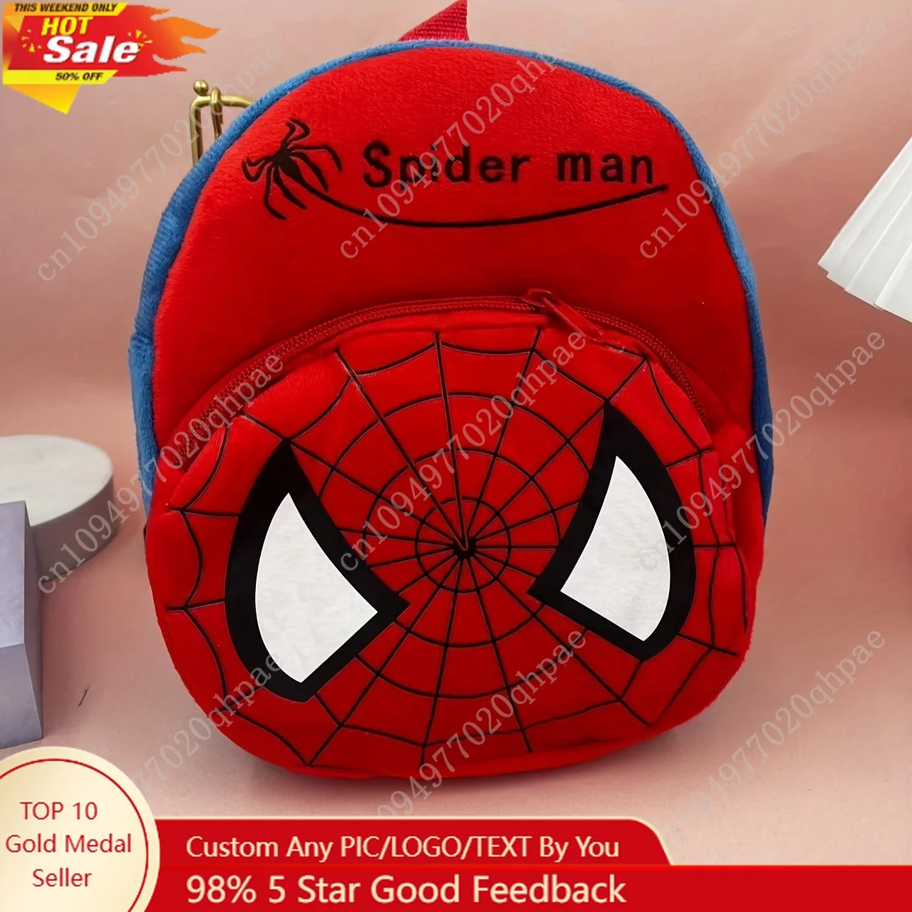 

Marvel Spider-Man Captain America Iron Man Cartoon Backpack Mini Bag Outdoor Daily Use Practical Cute Gift Bookbag