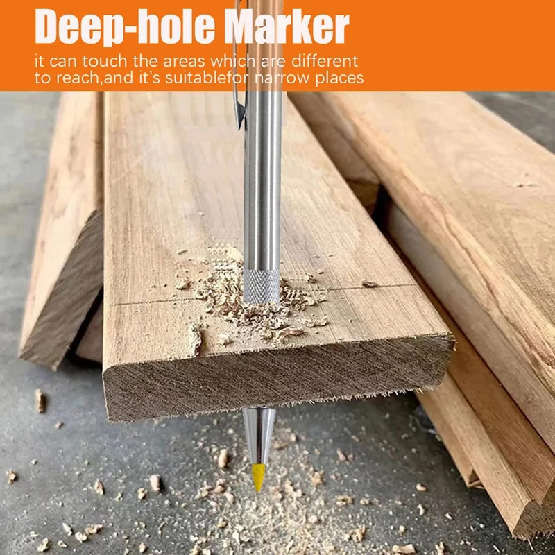 2,8 mm Metall-Druckbleistift, 2B, Bleikern, Holzbearbeitung, architektonischer Markierungsstift, Schreiben, Schreibwaren, Schule, Bürobedarf – Detail 2