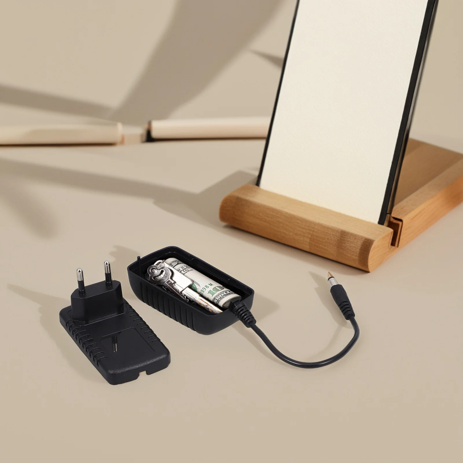 الهاتف الآمن واقعية النقدية يمكن مخفية صندوق تخزين المقصورة للأشياء الثمينة السفر المنزل مكتب الاتحاد الأوروبي التوصيل المخفية آمنة #5