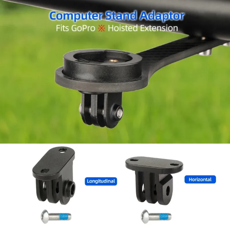 Aluminum Bicycle Computer Mount Adapters for Garmin Edge Bryton Compatible with Gopro Sport Action Camera MTB Road Bike Parts
