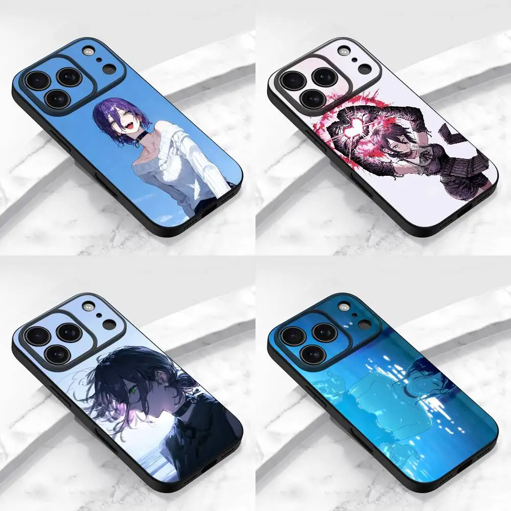 

C-Chainsaw M-Man Reze Arc Phone Case For iPhone 17,16,15,14,13,12,11,Pro,Max,Plus,E,Air,Mini Protective Black Cover