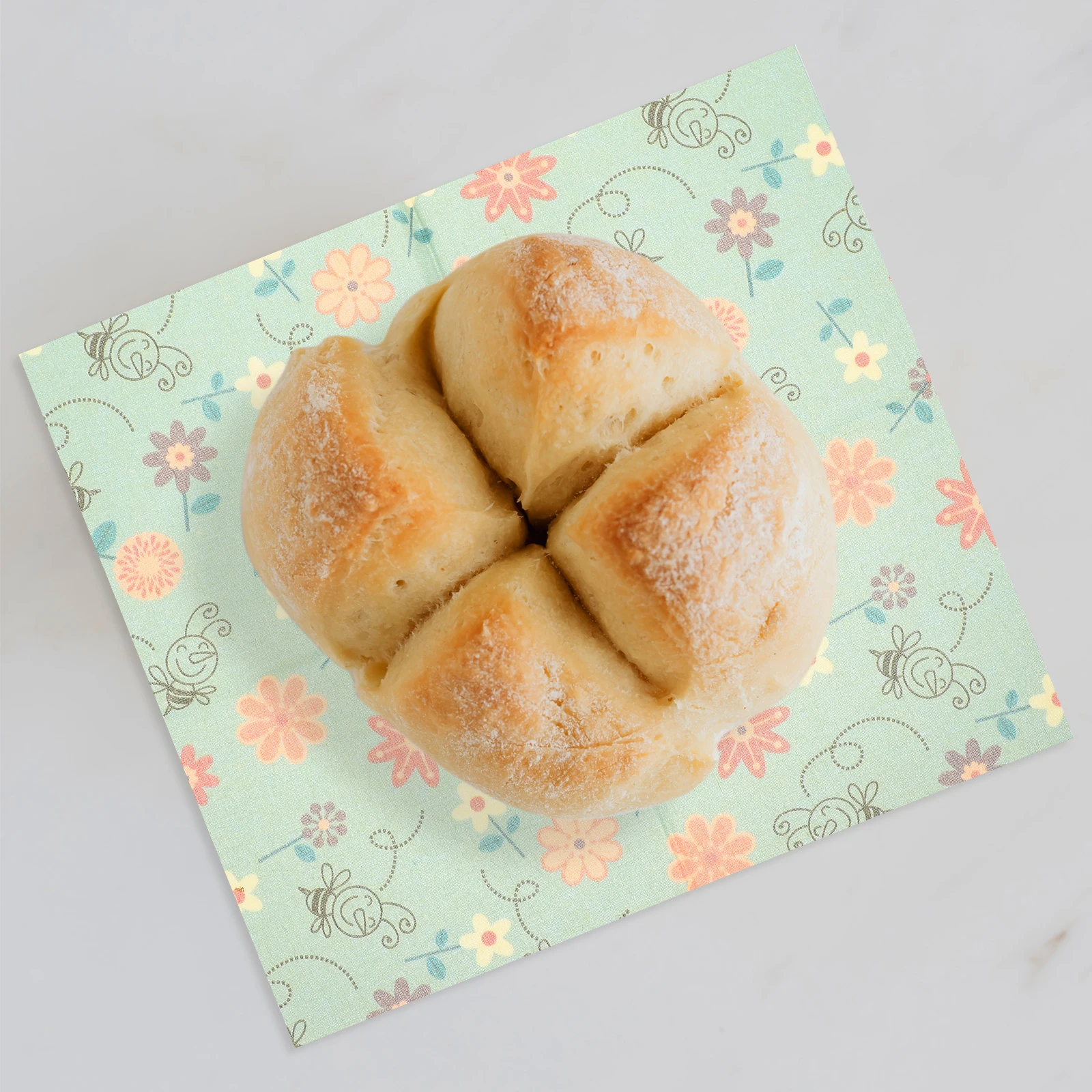 

3pcs Reusable Wax Cloth Fresh Keeping Food Covers Easy Clean Long Lasting Sustainable Food Wraps Cloth Sheets