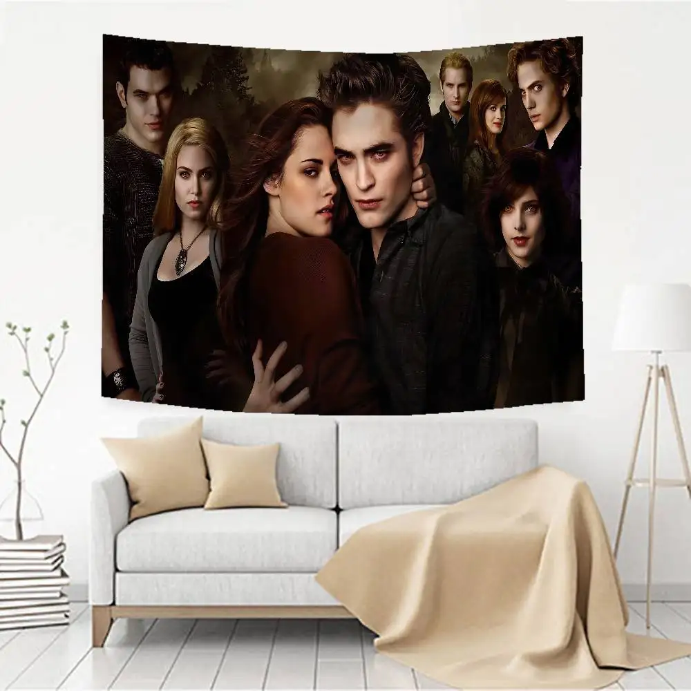 Classic Movie TwilightS Anime Tapestry Hanging Tarot Hippie Wall Rugs Dorm Home Decor