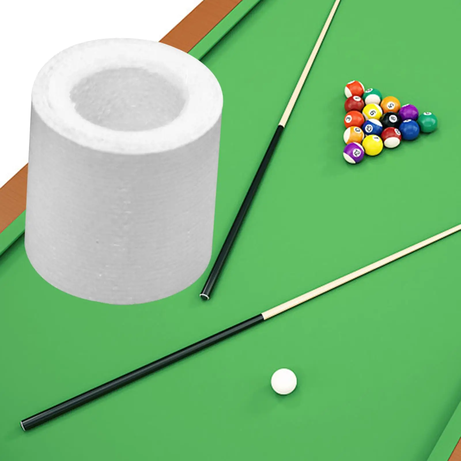 

Billiard Cue Ferrules Carbon Fiber Portable Lightweight Replacement Tubes Easy to Use for Pool Table Accessories