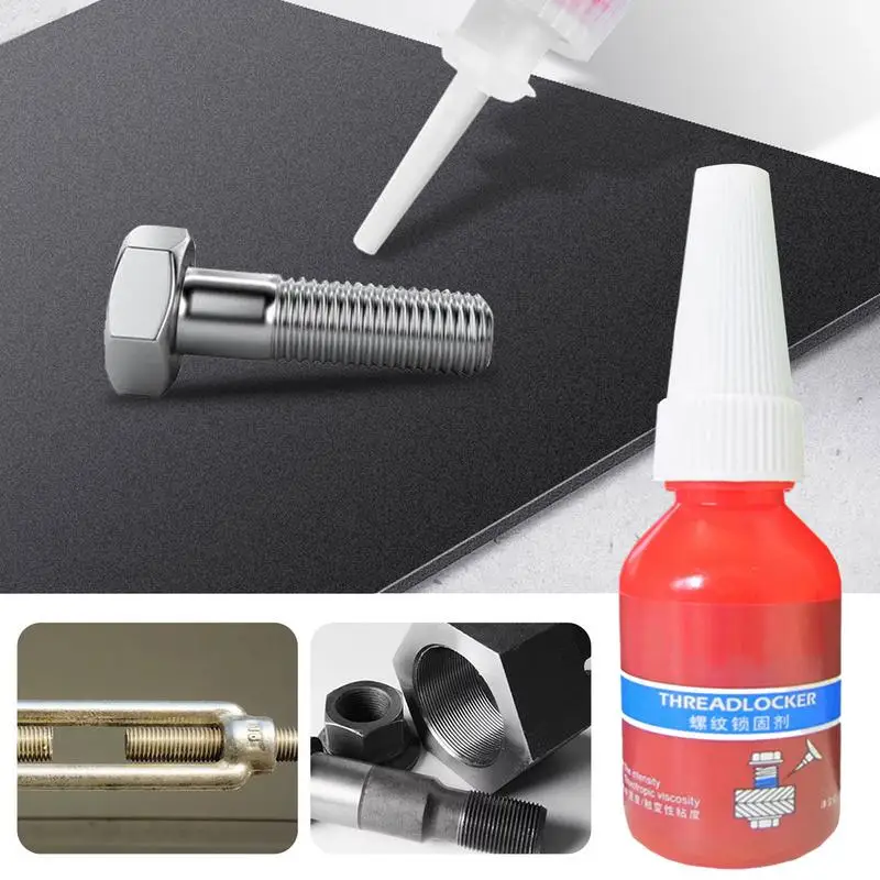 Stable Screw Glue High Strength Screw Glue Thread Lock Sealers Thread Lock Glue Repair Gel Prevent Loosening for Automotive