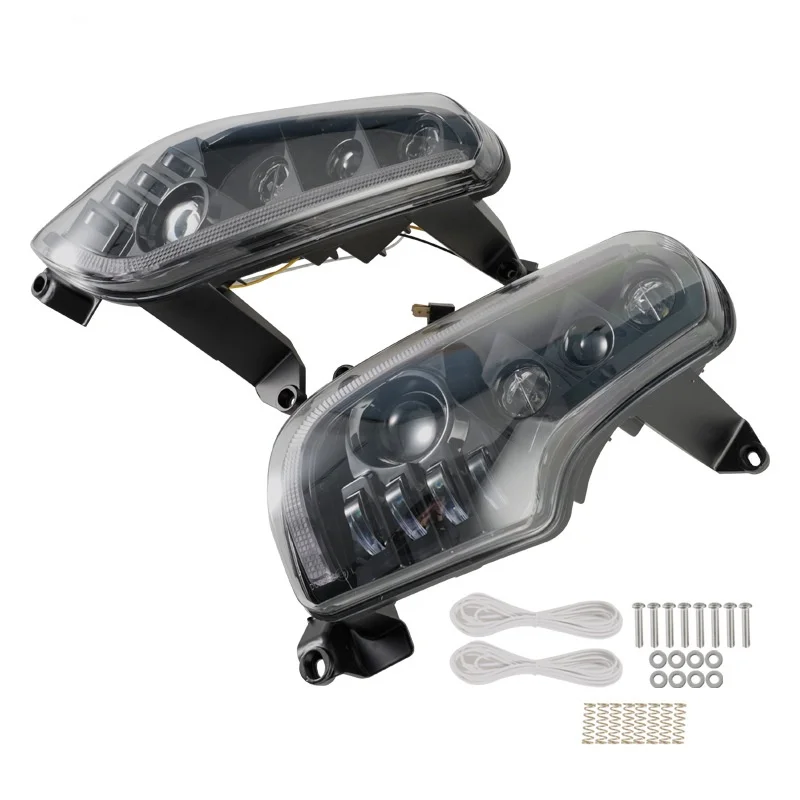 Gold Wing LED Headlights for Motorcycle Modification High Beam Low Beam 01-18 Front Turn Signal Tail Lights DYHW-01 New
