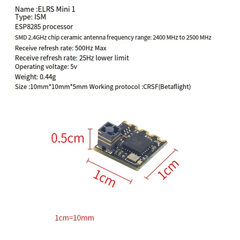 SX1280 ELRS Receiver RX Expresslrs Long Range High Reflash Rate Nano Receiver For FPV RC Drone Airplane EP2 RX