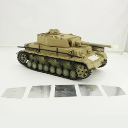 Zestaw pancerza Henglong 1/16 Panzer Iv do zbiornik Rc 3858/3859 naklejki Model zdalnie sterowany czołg pancerz Diy