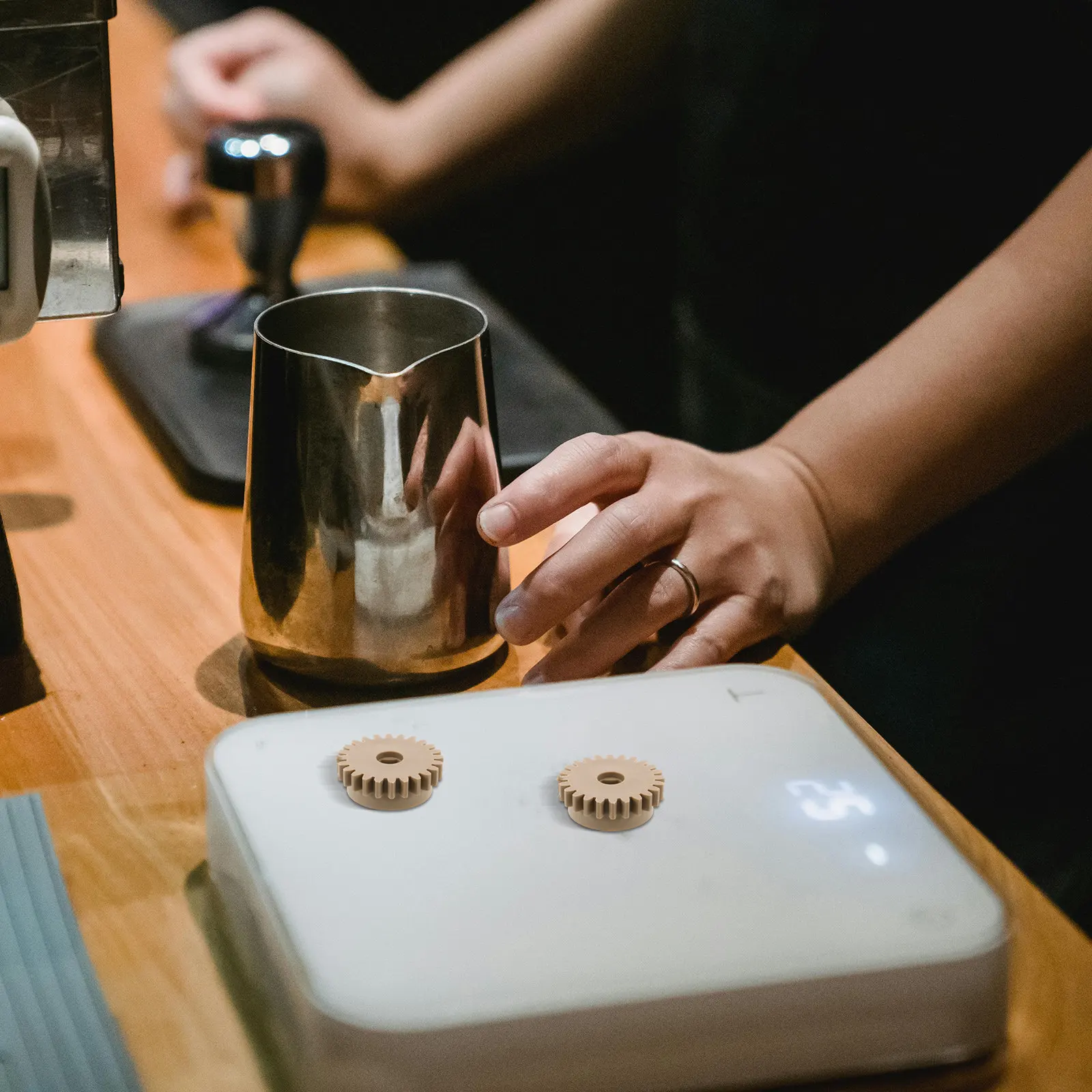 Cup Sealing Machine Gear Plastic Electric Sealer Parts for Milk Tea Shops Coffee Bars Stable Performance Wear Resistant Easy