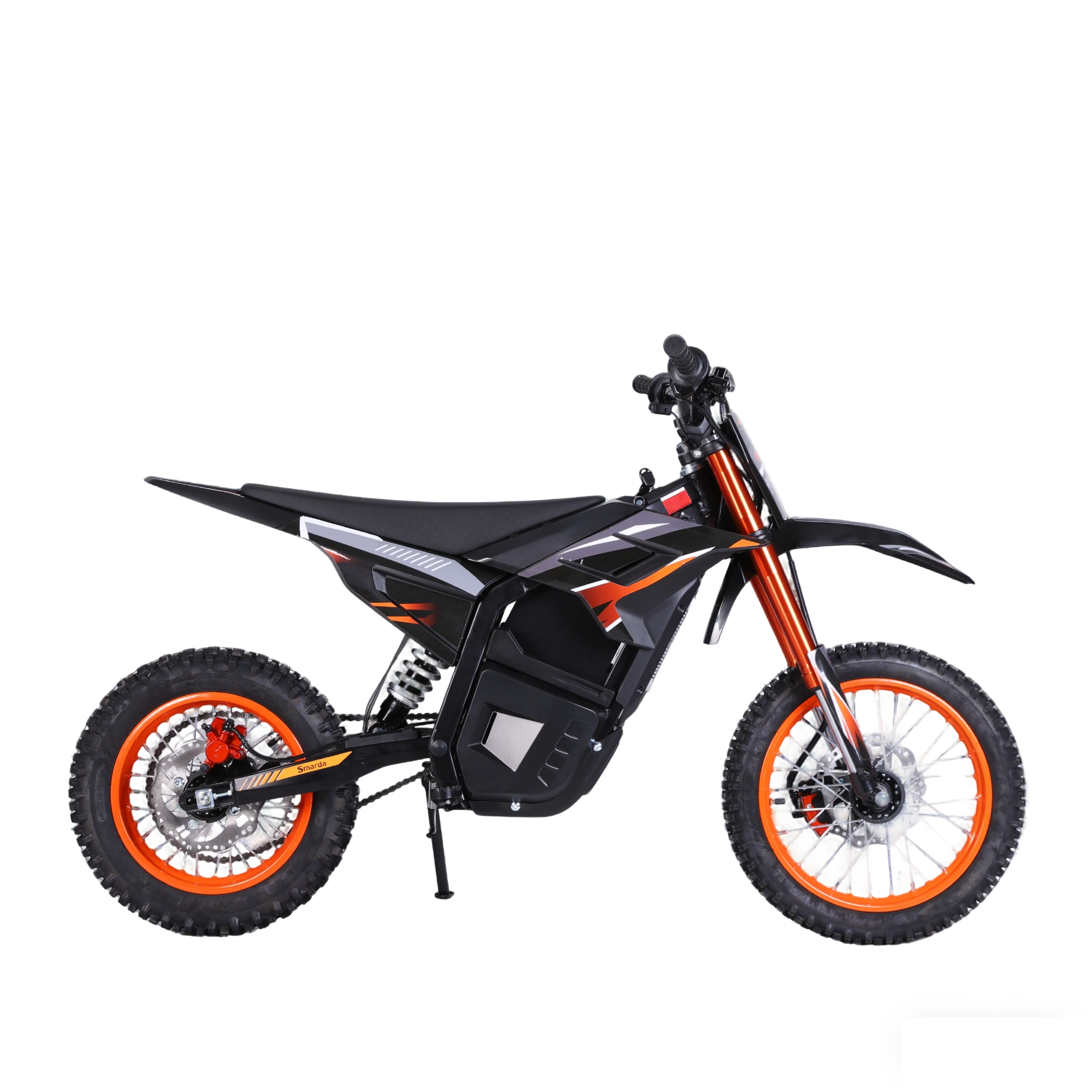 

Электрический кроссовый мотоцикл для взрослых и подростков, 2600 Вт, максимальная скорость 31 миль/ч, запас хода 35 миль, аккумулятор 48В 20Ач, шины 14/12 дюймов, двойные гидравлические тормоза