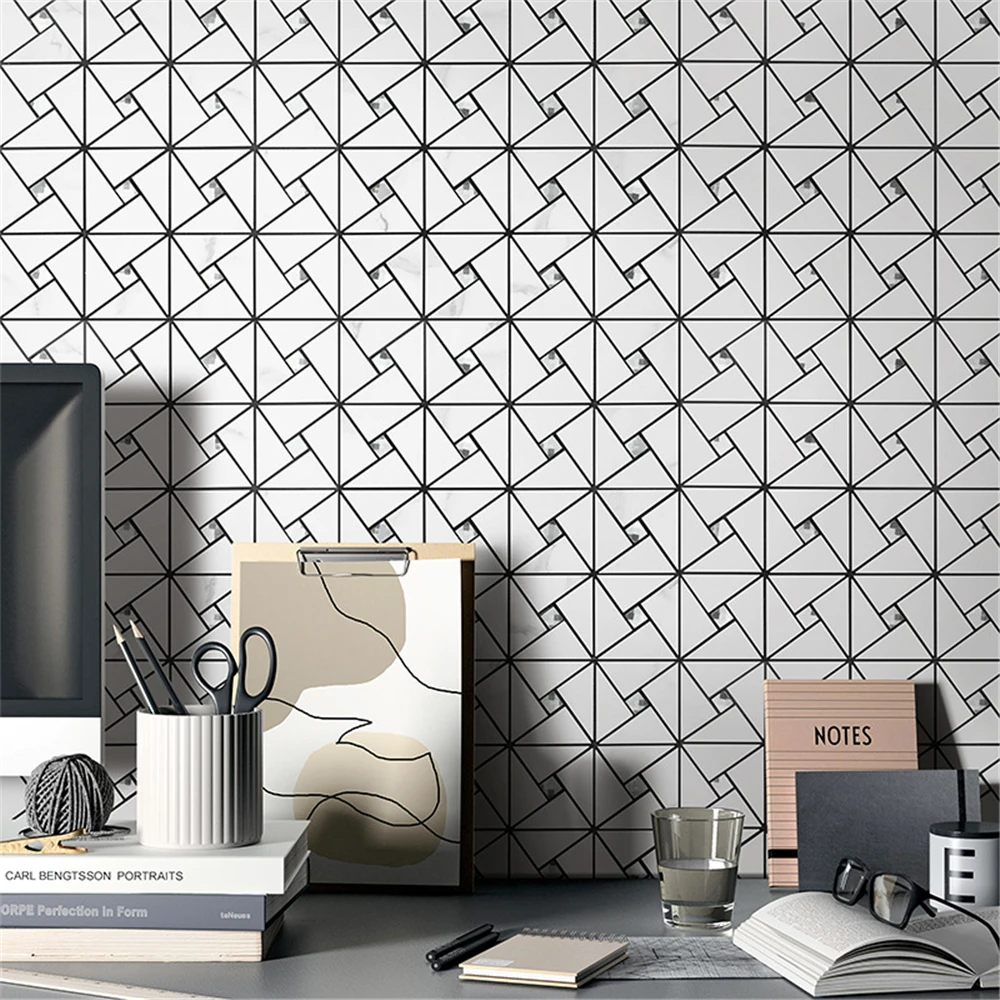 Metal Mosaic Self-Adhesive Tile 3D Stereo Background Wall Ktv Hotel Bathroom Waterproof Decorative Wall Sticker