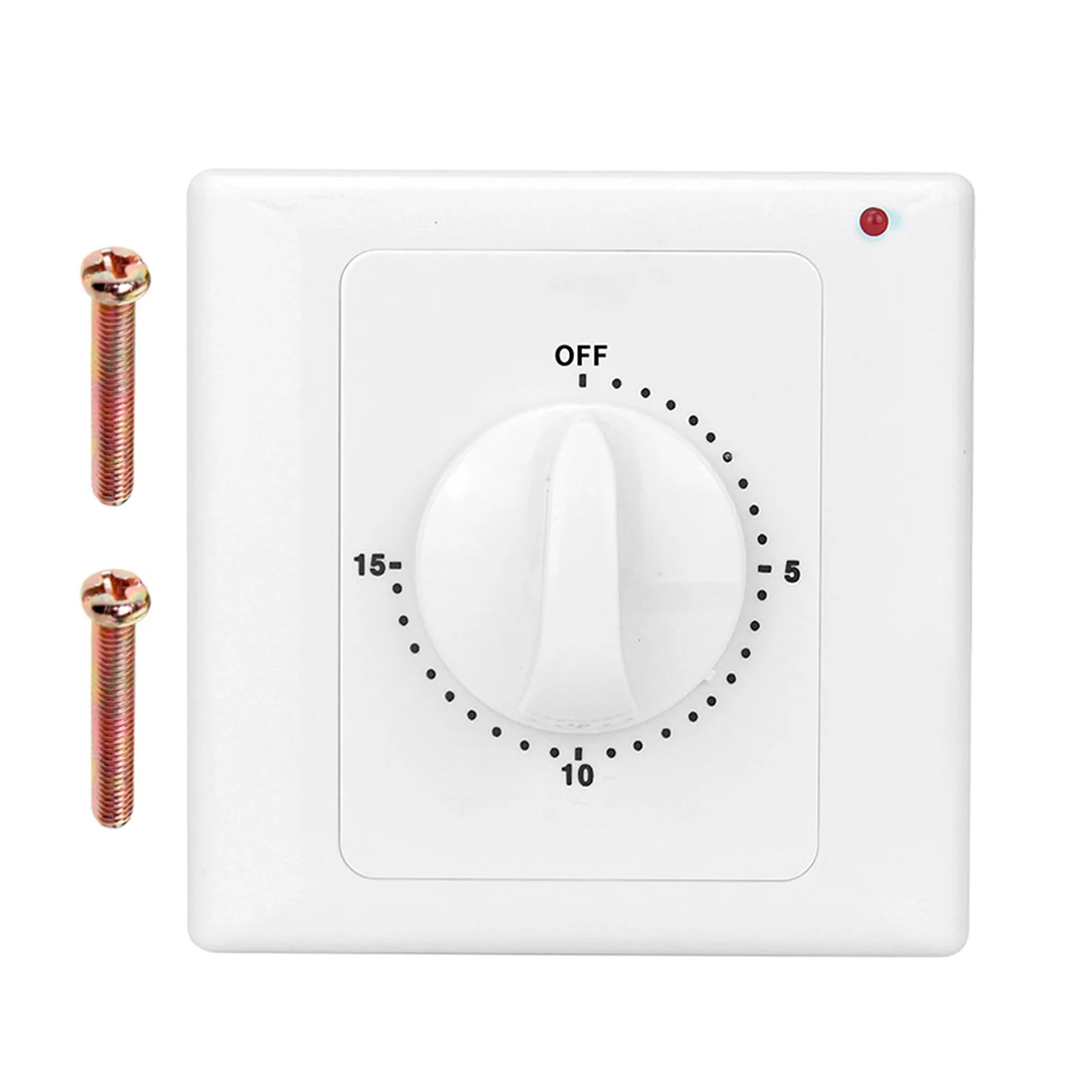 AC220V Mechanical Controller 86Panel Timer Switch Precise Time Control LED Indicator Easy Installation Multi Purpose Use