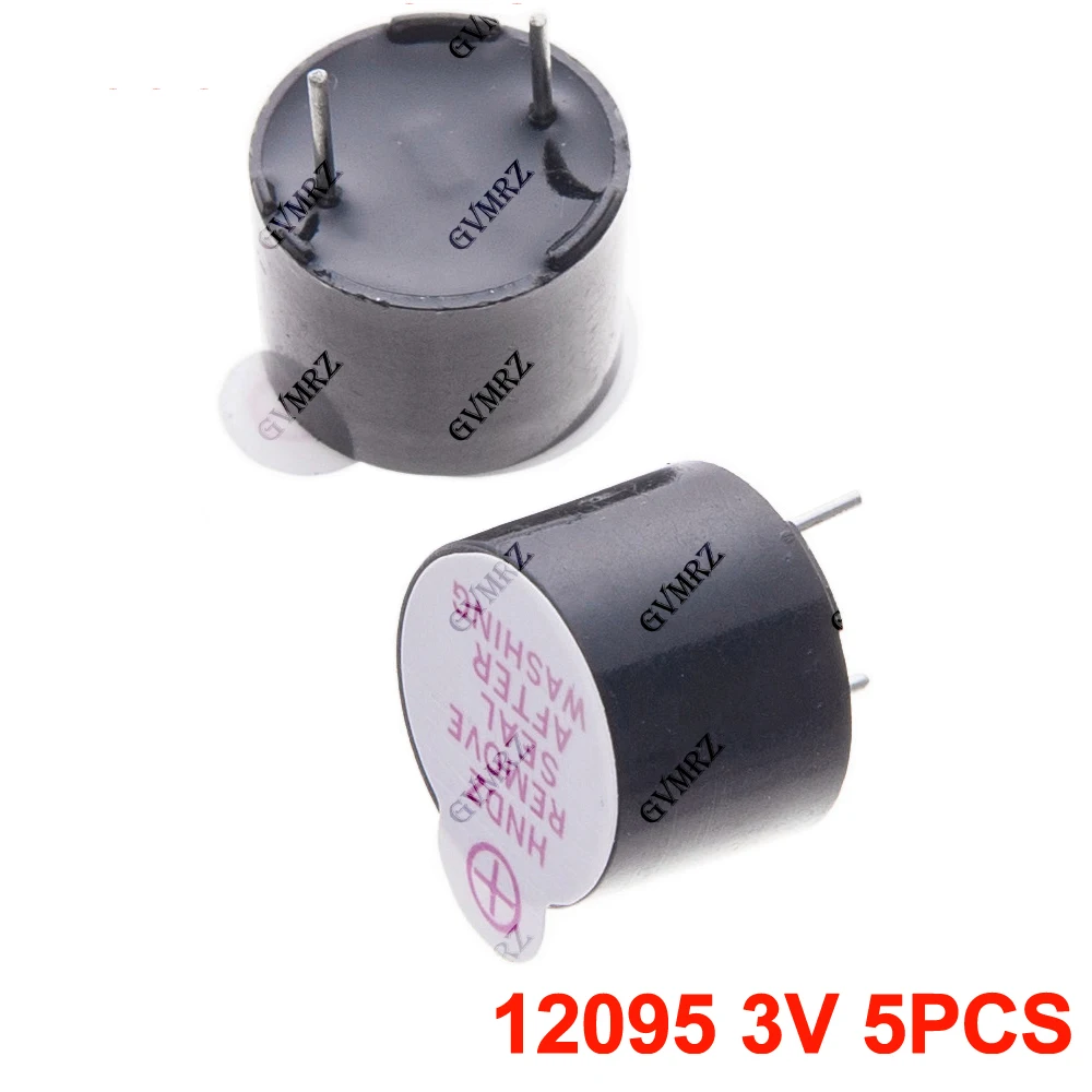 9042/12095/12085/YD15240 Series Passive & Active Electromagnetic Piezo Buzzer Assortment for Electronics & DIY EMB  12V 5V 3V