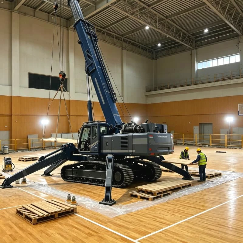 Professional Spider Crane Portable Tracked Hydraulic Hoist for Steel Structure Erection Lifting 8Ton Capacity Customized