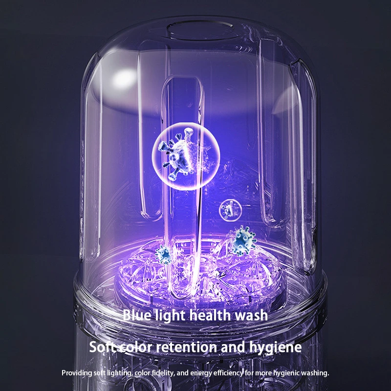 Mini Laundry Cup 1L Wireless Portable Underwear&Socks Automatic Washing Machine Rechargeable For Travel Home Dormitory