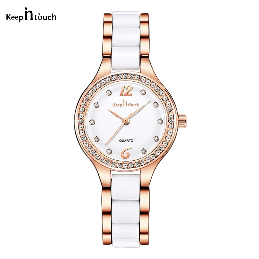 New Fashion Women Watches Waterproof Ceramic Quartz Lady Clock For Girl Dress Diamond Female Gift Relogio Feminino часы женские