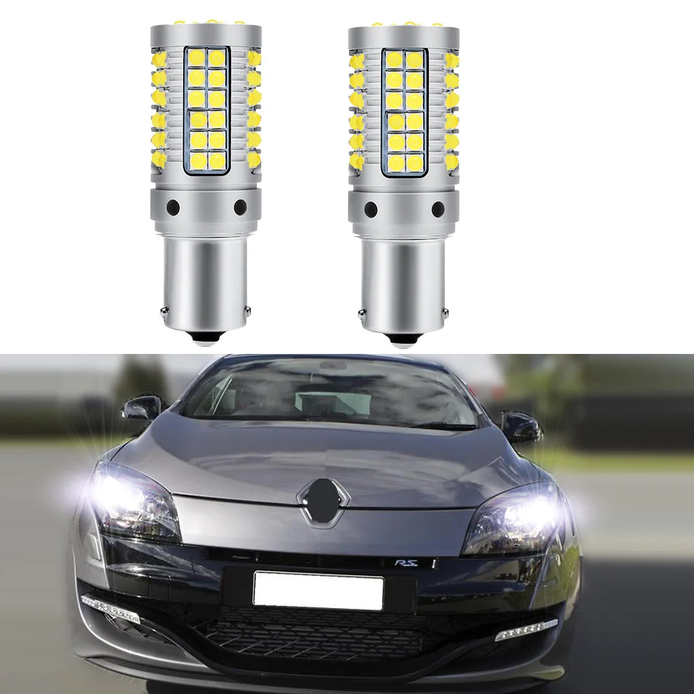 

2Pc LED Bulb P21W LED DRL For Renault Megane 3 MK3 CC Coupe 2008-2013 LED Daytime Running Light Canbus 6000K