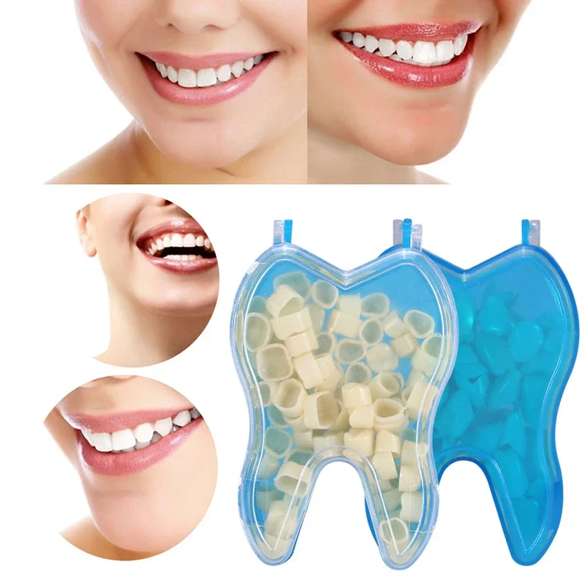 50Pcs Dental Temporary Posterior Molar Crowns – Resin Teeth for Missing Tooth Replacement and Repair