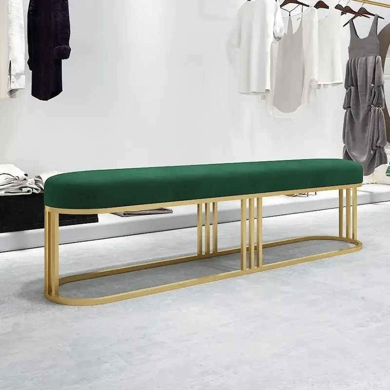 Shoe changing stool Shoe store sofa bench Simple rest stool