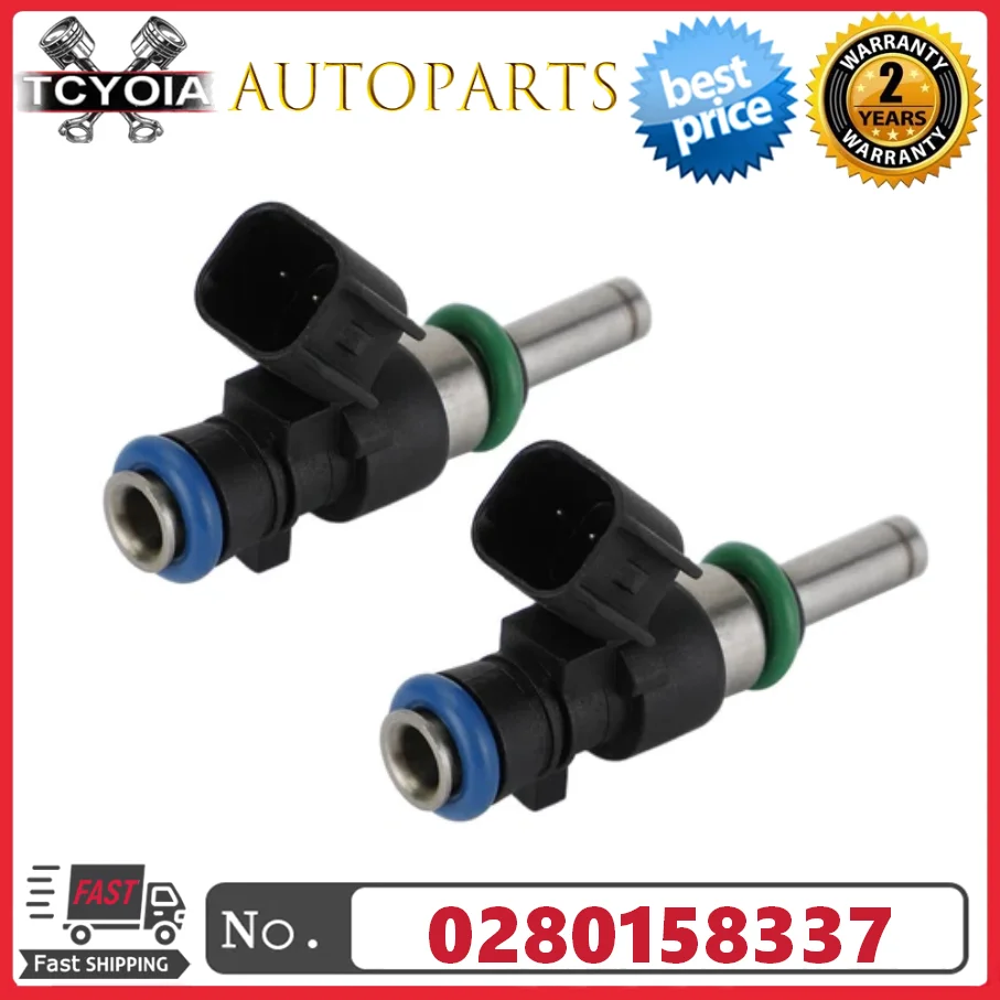 

2pcs/lot Fuel Injectors 0280158337 2521387 For Polaris General RZR 1000 XP 4 2014-2021
