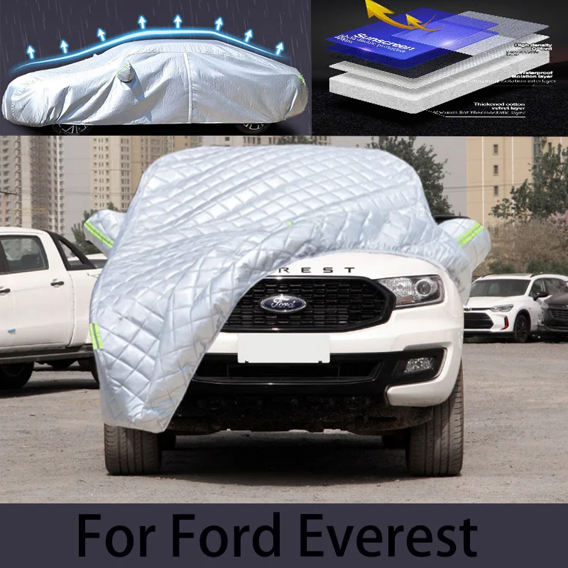 

For Ford Everest Car hail protection cover Auto rain protection scratch protection paint peeling protection car clothing