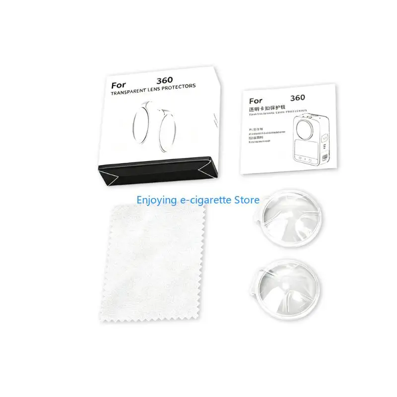 Objektivschutz-Set zum Aufstecken, kompatibel mit Osmo360 Ⅱ, klare Kameraobjektivabdeckung Y4QF – Detail 8