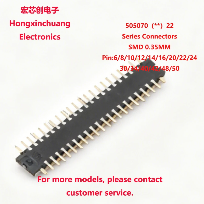 5050702022 5050702422 5050703022 5050704022 5050704222 5050705022 505070 Series Connectors SMD 0.35MM 6P 8P 10P 12P 50P 48P 30P