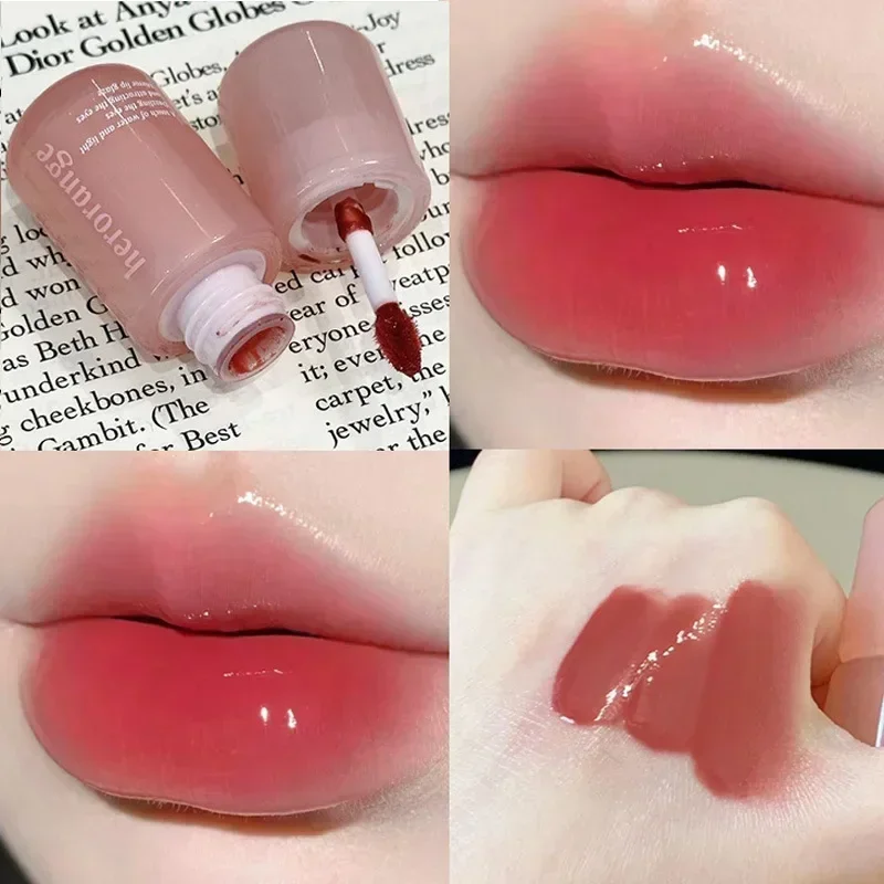 Specchio di cristallo Lucidalabbra Gelatina Tinta Rossetto rimpolpante Idratante Smalto per labbra Colorato Tinta per labbra Cura delle labbra Trucco Cosmetici coreani