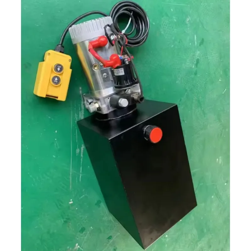 12V DC Double Acting Hydraulic Power Unit 3200PSI 3KW For Dump Trailer And Car Lift Applications
