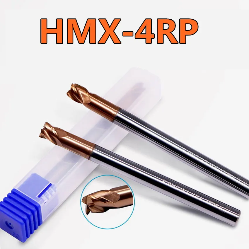 HMX-4RP-D16.0R1.0/HMX-4RP-D16.0R2.0 HMX-4RP HMX-4RP-D16.0R1.0 R2.0 ZCC.CT End mill 4 Flute Corner Rounding End Mills 1pcs/box