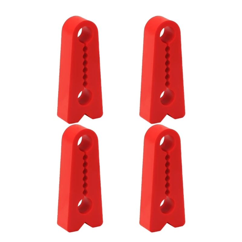 

D0UC 4 шт., универсальная силиконовая пряжка для дверного замка, защитная амортизирующая накладка, минимизирует звук, появление