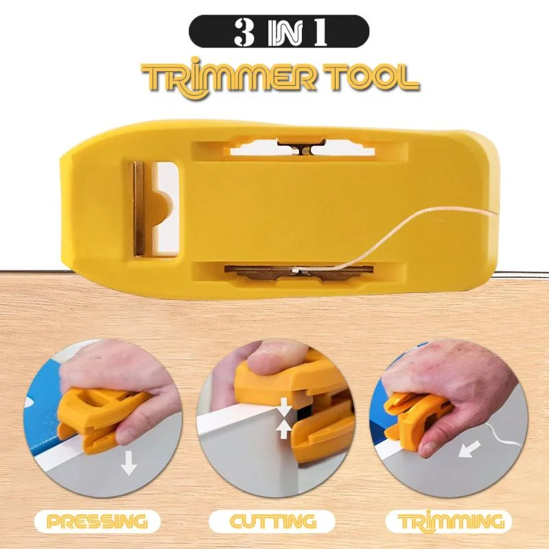 New Manual Edge Banding Trimmer Machine For Wood Plastic PVC Plywood Melamine - Woodworking Tool For Head Tail Trimming
