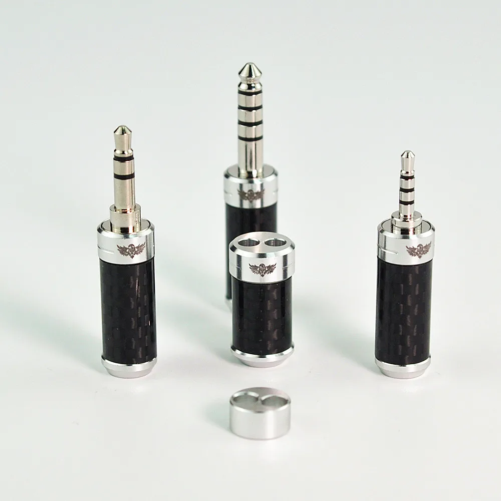 3.5mm 2.5mm 4.4mm plated plug splitter slider headphone cable repair and replacement plug