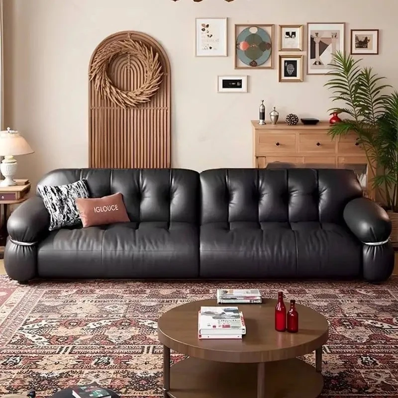 Minimalist Living Room Sofas Aesthetic Black Apartments Lounge Living Room Sofas Lazy Floor Divano Soggiorno Home Furniture