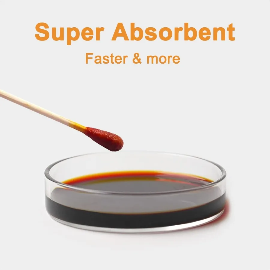 1000 ct 2000-tips Bamboe wattenstaafjes Biologisch afbreekbare dubbele tips Wattenstaafjes Natuurlijke biologische wattenstaafjes Puur wattenstaafjes voor E