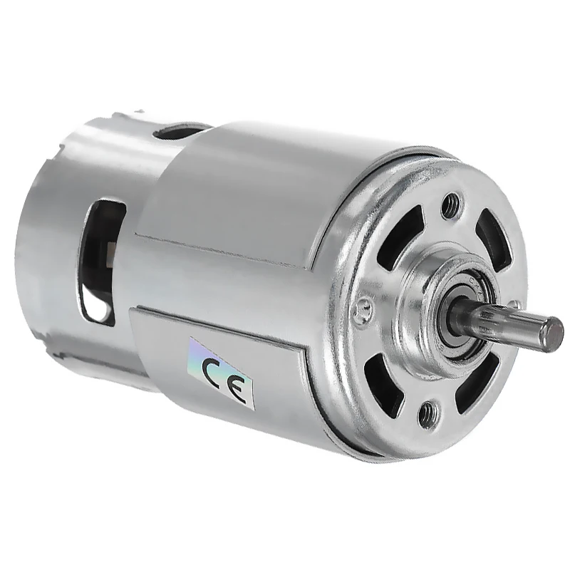 775 DC Motor Max 21000 RPM DC 12V-24V Ball Bearing Large Torque High Power Low Noise Gear Motor Electronic Component Motor