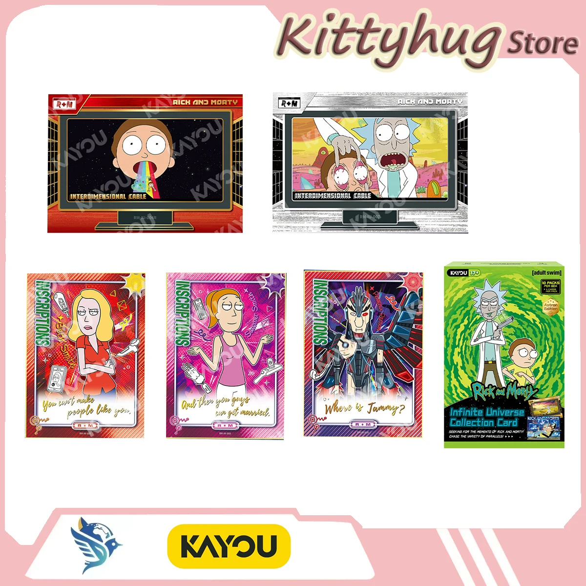 

Kayou Rick And Morty Infinite Universe Collectible Card Starlight Bag Animation-Related Trading Cards Gift For Toy