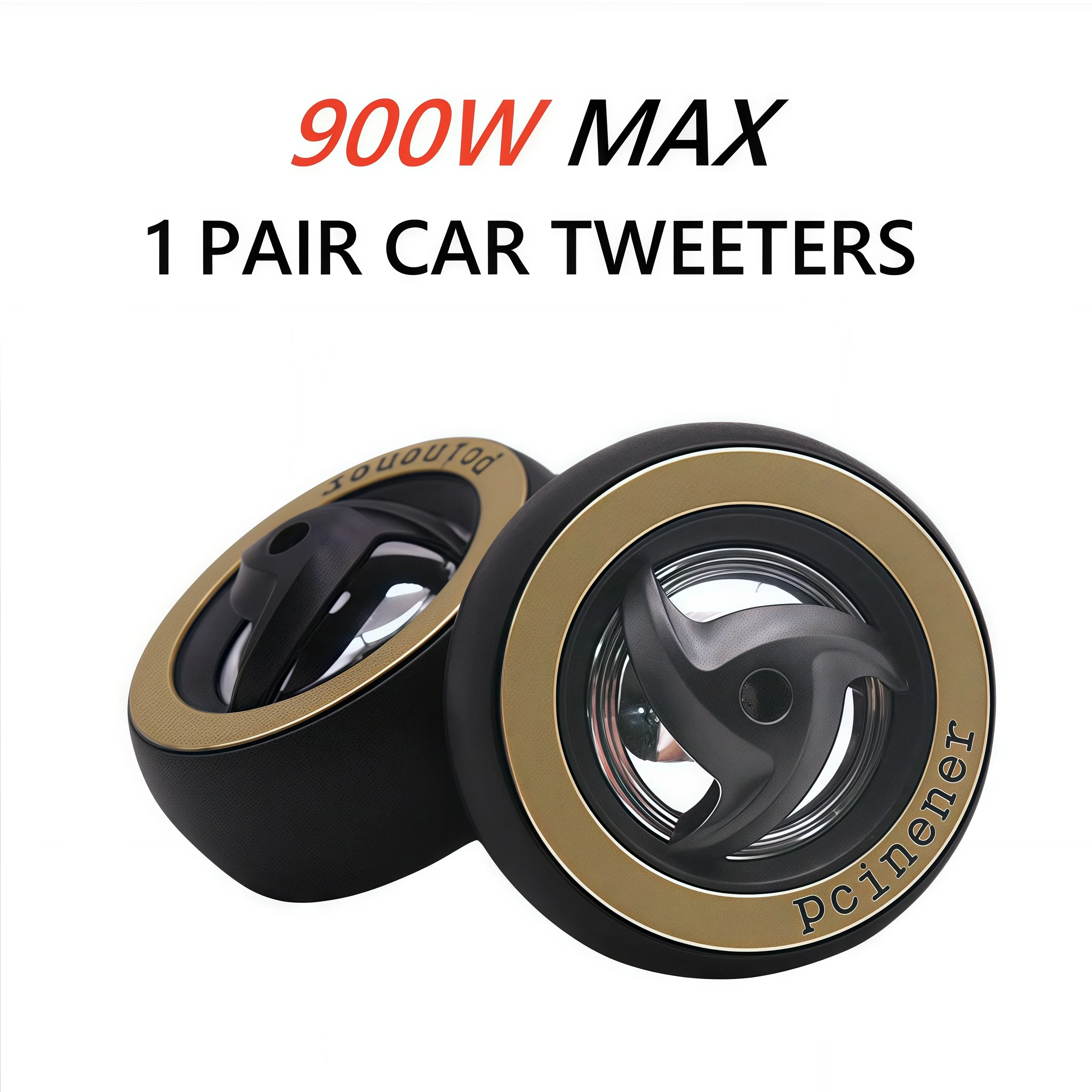 1 par de altavoces Tweeter universales de 12V para coche con Base MAX 450W sistema de Audio de coche de calidad de sonido HIFI de alta potencia Mini tweeters de cúpula