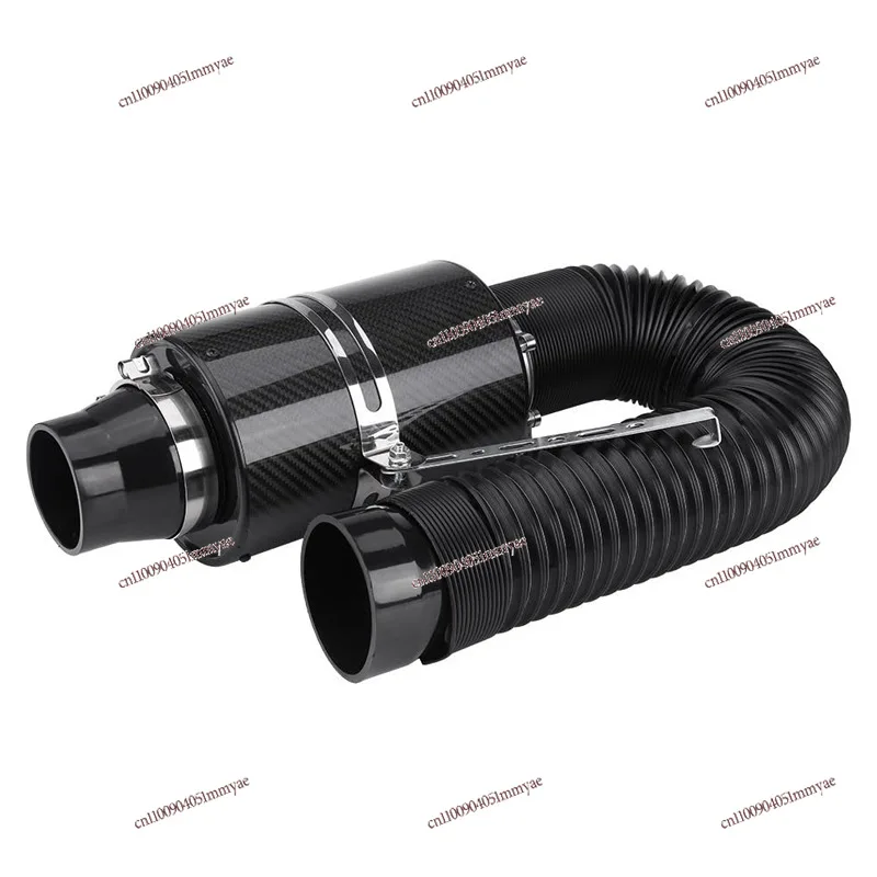 True Carbon Fiber Intake Bellows Set/car Air Filter Mushroom Head/intake Modified High Flow Pure Carbon Fiber Bellows