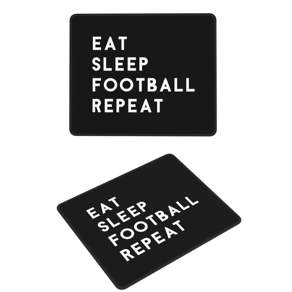 

Eat Sleep Football Repeat Mouse Pad Computer Keyboard Mouse Mat Gaming Laptop Desk Mat Office Accessories Table Mats