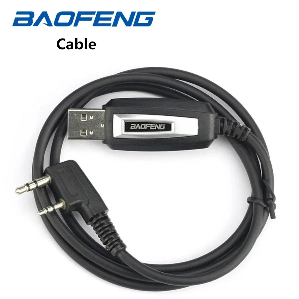 New Original USB Cable Kit Walkie-talkie Programming Cable for Baofeng GT-3 GT-3TP UV-5R UV-5RTP GT-5 GT-1 Jack Male-male