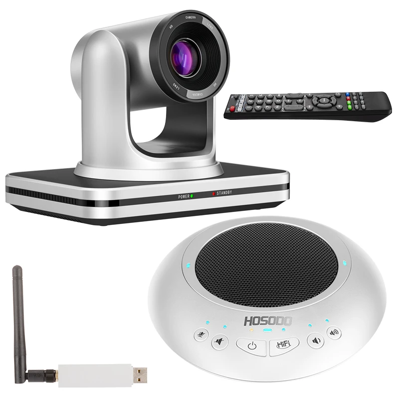 

Professional Audio and Video Conference Solution Hd 1080P Group Video Conferencing Bundle Webcam Conference Camera System