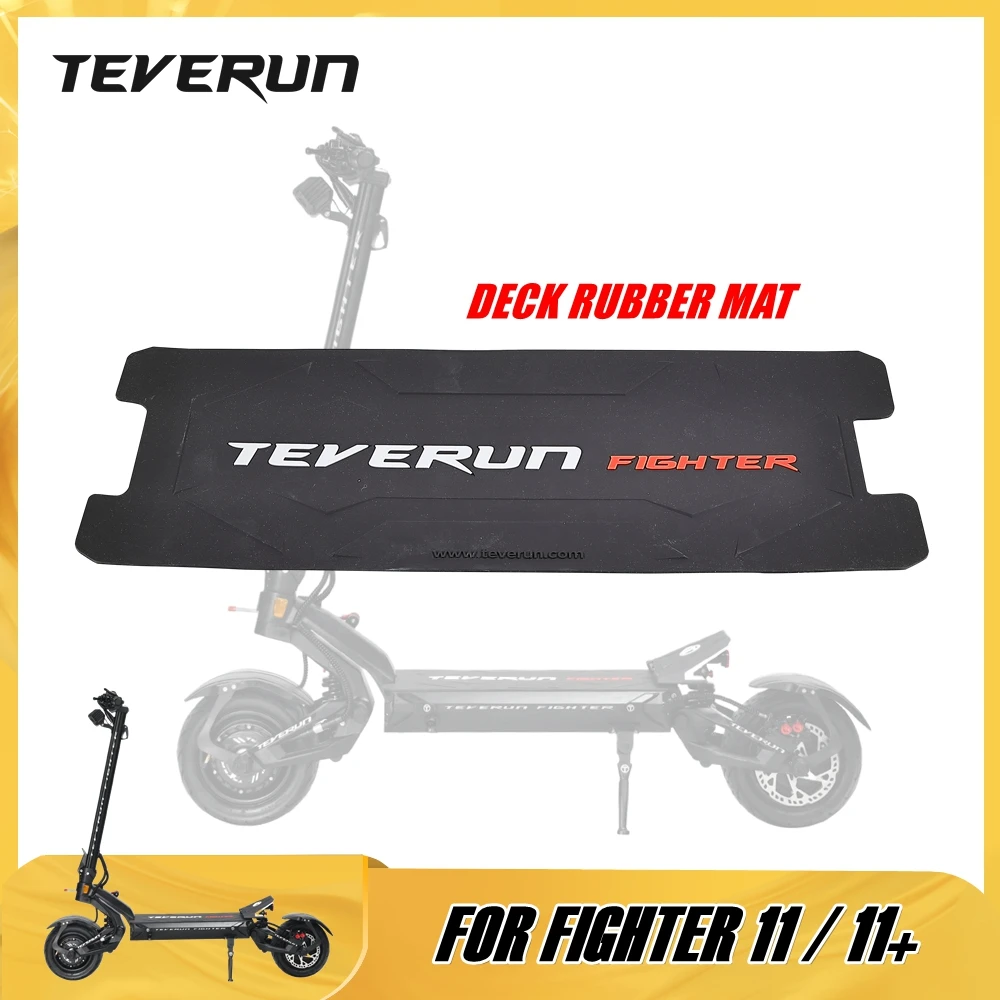 

Deck Rubber Mat for TEVERUN FIGHTER 11 FIGHTER 11+ 11 PLUS 60V Electric Scooter Pedal Anti-slip Silicone Pad Deck Cover Sticker