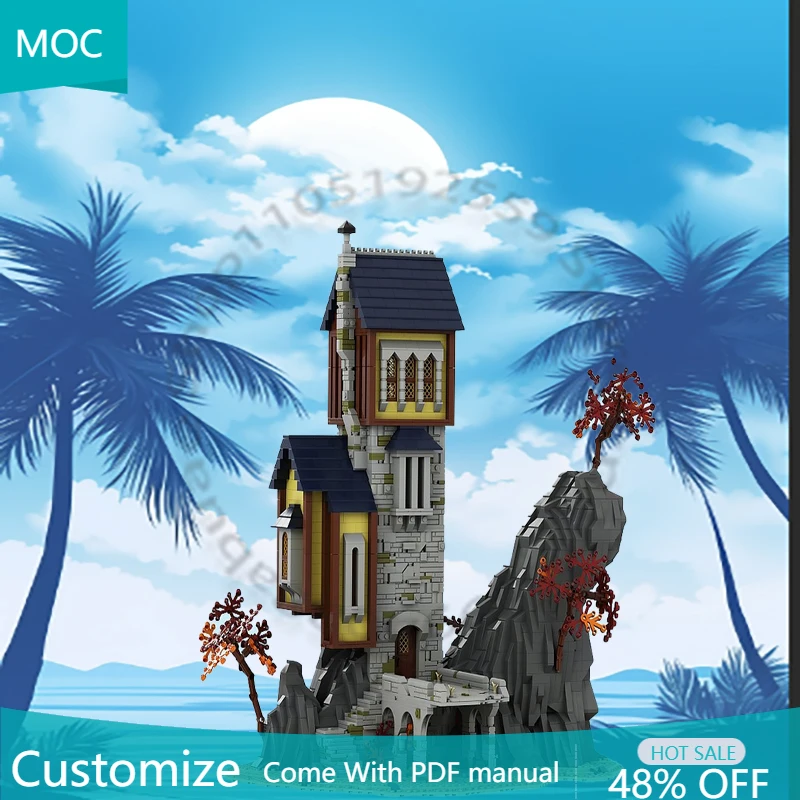 

3787 PCS Modular Building Medieval Tower MOC Customize Modular Building Block Model Kids Design Popular DIY Assembly Toy Gift