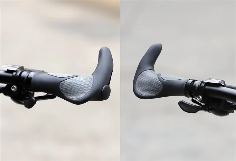 WEST BIKING Ergonomische Fahrradgriffe Lock-on Lenkerüberzug MTB Mountainbike Rutschfester Lenker-Endgriff Fahrradzubehör 1 Paar – Detail 4
