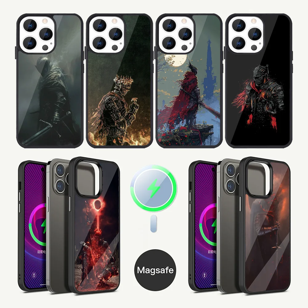 

Game D-DARK S-SOULS Phone Case For iPhone 16,15,14,13,12,11,Plus,Pro,Max Mini Magsafe Magnetic Wireless Charging
