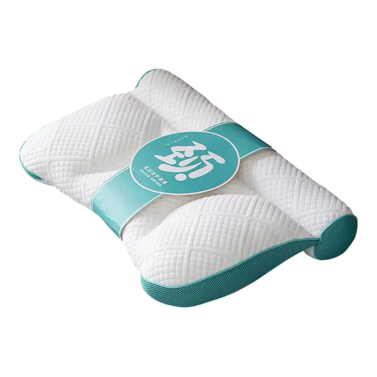Breathable Cervical Pillow Ergonomic Neck Support for Sleeping All Positions Soft Polyester Bed Cushion Shoulder Relief