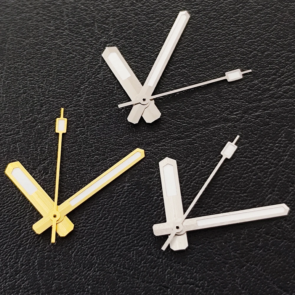 Silver/Gold Watch Accessories Parts Watch Pointer NH35 NH36 Hands Green Super Luminous Needles Fit For NH35 NH36 Movement