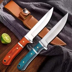 Utility Knife with Wood Handle Kitchen Cleaver Boning Knife Barbecue Steak Knife Fishing Knife Chef Cooking Tools